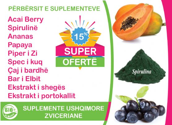 Suplemente ushqimore Zviceriane per dobesim për 120 ditë me Acai Berry d...